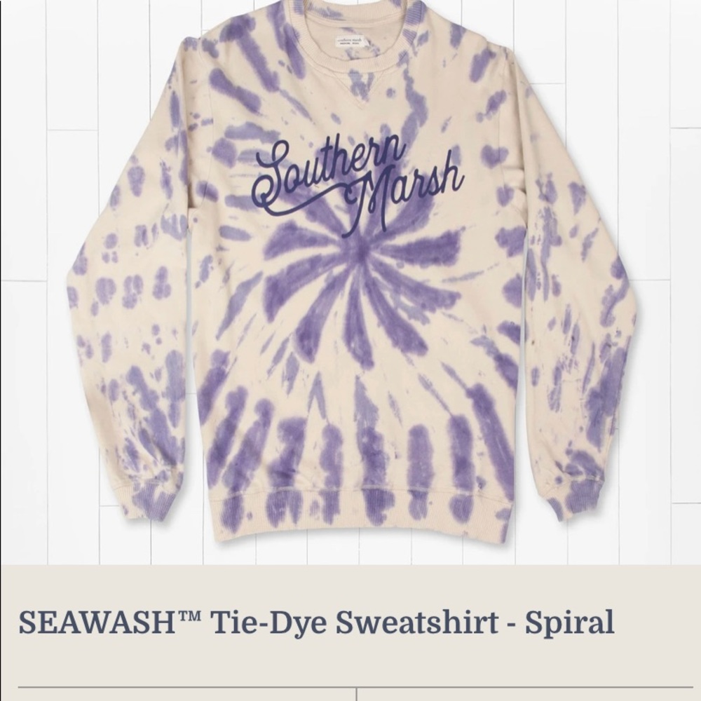 Southern Marsh Tie Dye Sweatshirt